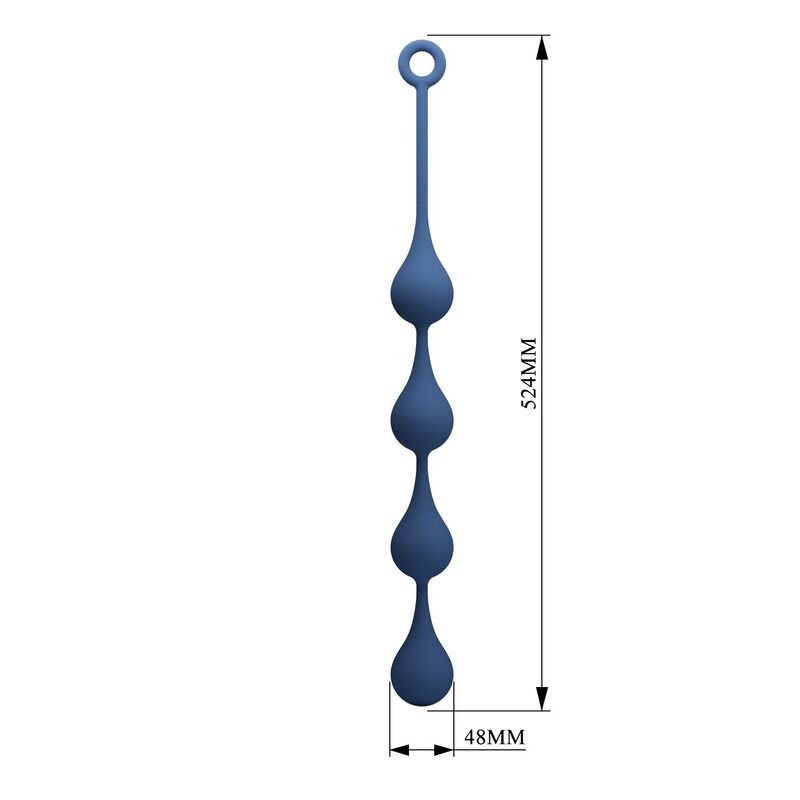 Mr Play-Bile Anale din Silicon Albastru Mărimea XL 52,5 cm 8 MR PLAY - BLUE SILICONE ANAL BEADS SIZE XL 52.5 CM · Jucarii Anale (imaginea 8)