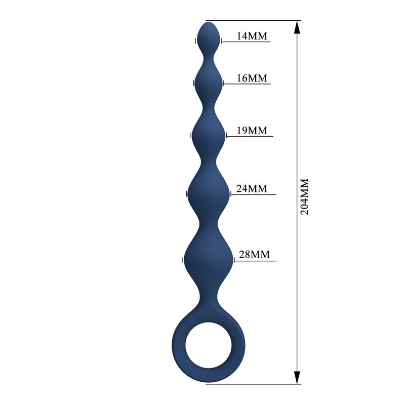 Mr Play-Bile Anale cu Dop Anal din Silicon Albastru 20,4 cm 3 MR PLAY - BLUE SILICONE ANAL BEADS & ANAL PLUG 20.4 CM · Jucarii Anale (imaginea 3)