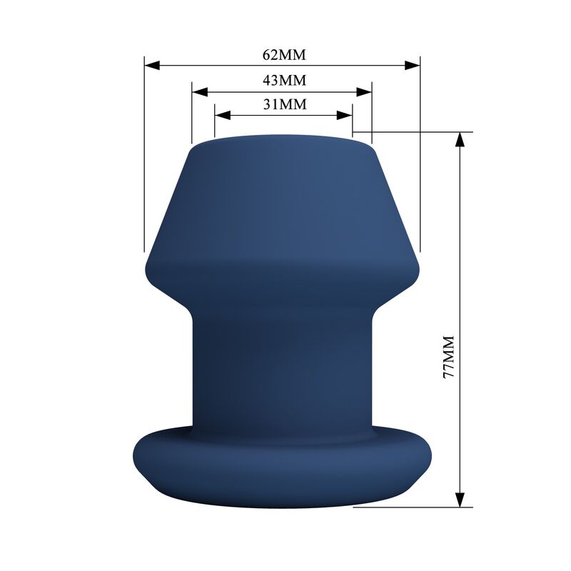 Mr Play-Jack Dop Anal Gol din Silicon Albastru Mărimea S 5 MR PLAY - JACK BLUE SILICONE HOLLOW ANAL PLUG SIZE S · Jucarii Anale (imaginea 5)