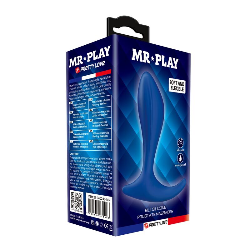 MR PLAY - BLUE PROSTATE MASSAGER · Jucarii Anale (imaginea 5)