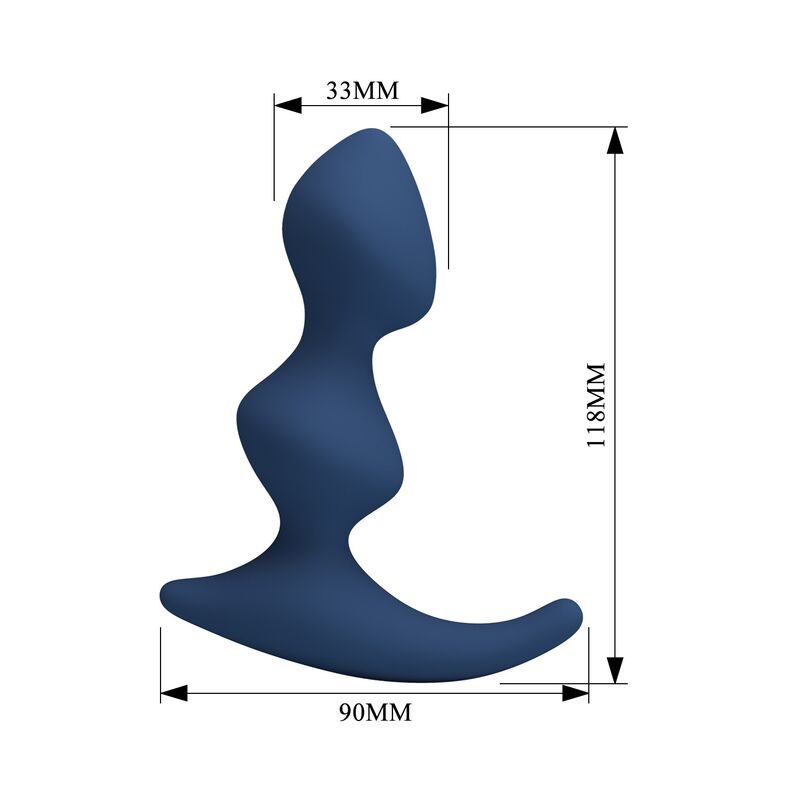 Mr Play-Dop Anal Ergonomic din Silicon Albastru 6 MR PLAY - ERGONOMIC BLUE ANAL PLUG · Jucarii Anale (imaginea 6)