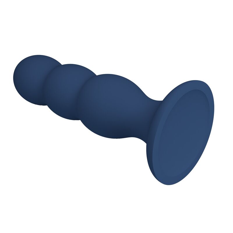 Mr Play-Dop Anal cu Bile Metalice și Ventuză Albastru 4 MR PLAY - ANAL PLUG WITH METAL BALLS AND SUCTION CUP BLUE · Jucarii Anale (imaginea 4)