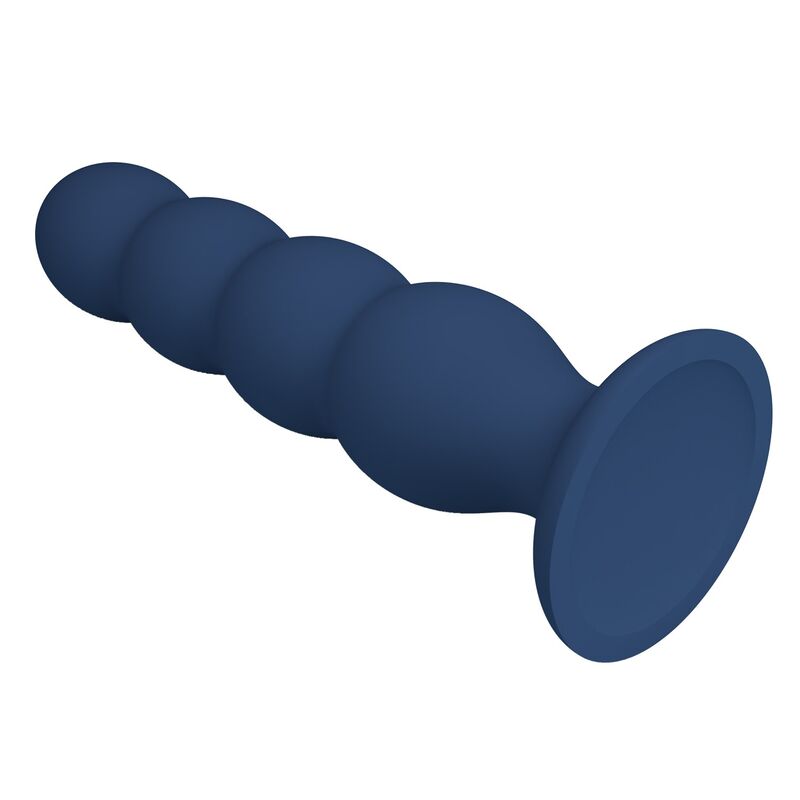 MR PLAY - ANAL PLUG WITH 4 METAL BALLS AND SUCTION CUP BLUE · Jucarii Anale (imaginea 5)