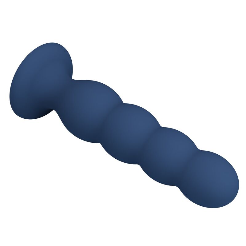 MR PLAY - ANAL PLUG WITH 4 METAL BALLS AND SUCTION CUP BLUE · Jucarii Anale (imaginea 6)