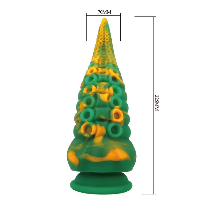 Power Monsters-Abyssal Colossus Dildo Fantasy 22,5 cm 6 POWER MONSTERS - ABYSSAL COLOSSUS BICOLOR FANTASY SILICONE DILDO 22.5 CM Ø 6 CM · Dildo & Stimulatoare (imaginea 6)