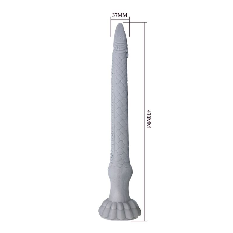 Power Monsters-Basilisk Dildo Fantezie Silicon 43 cm 9 POWER MONSTERS - BASILISK FANTASY SILICONE DILDO 43 CM Ø 5 CM · Dildo & Stimulatoare (imaginea 9)
