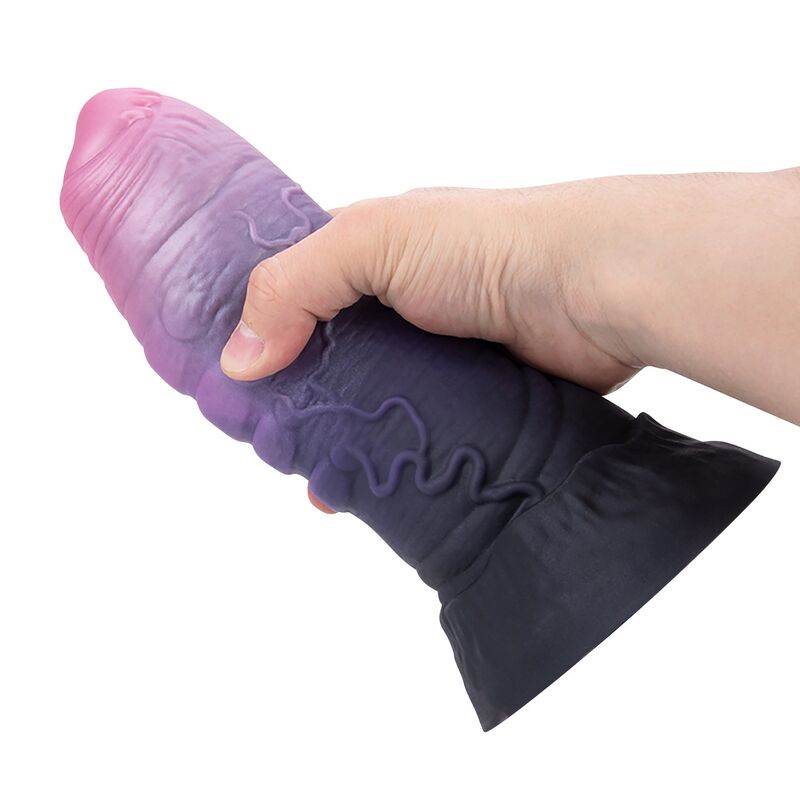 Power Monsters-Dreadful Fiend Dildo Fantasy 24 cm 3 POWER MONSTERS - DREADFUL FIEND BICOLOR FANTASY SILICONE DILDO 24 CM Ø 6 CM · Dildo & Stimulatoare (imaginea 3)