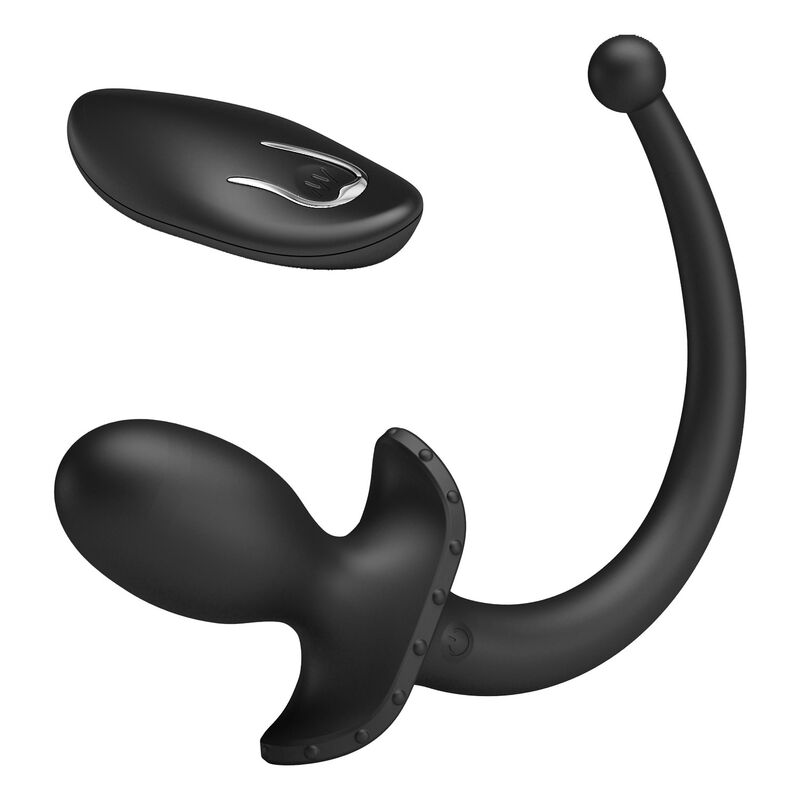 MR PLAY - WIRELESS REMOTE CONTROL ANAL AND PERINEUM VIBRATOR BLACK · Jucarii Anale (imaginea 10)