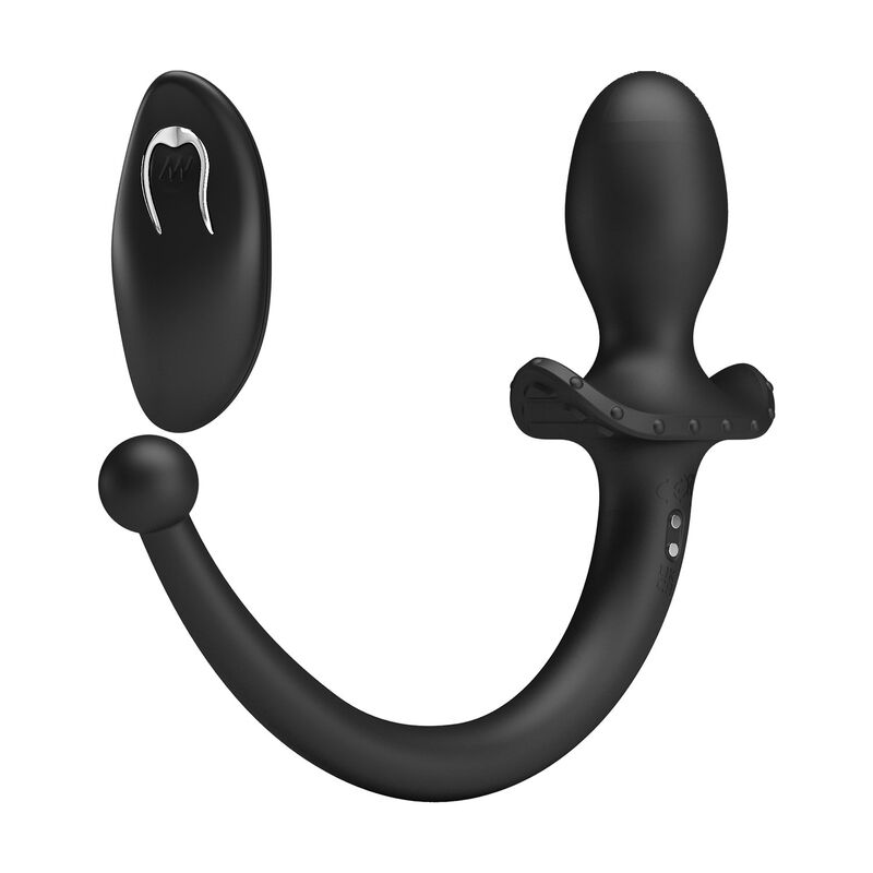 MR PLAY - WIRELESS REMOTE CONTROL ANAL AND PERINEUM VIBRATOR BLACK · Jucarii Anale (imaginea 5)