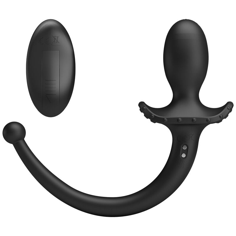 MR PLAY - WIRELESS REMOTE CONTROL ANAL AND PERINEUM VIBRATOR BLACK · Jucarii Anale (imaginea 9)