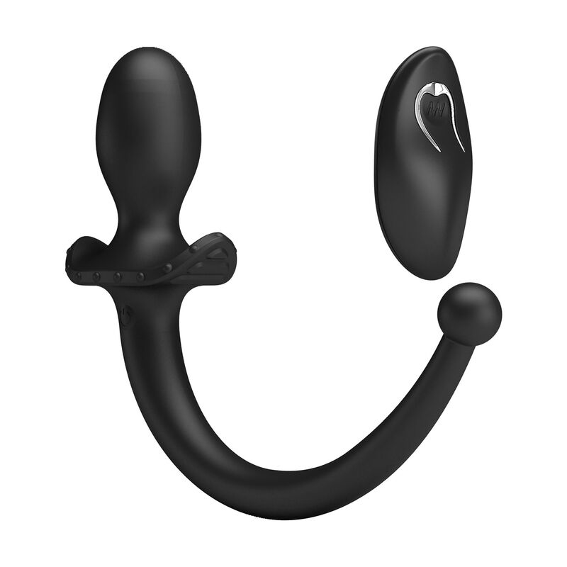 MR PLAY - WIRELESS REMOTE CONTROL ANAL AND PERINEUM VIBRATOR BLACK · Jucarii Anale (imaginea 8)