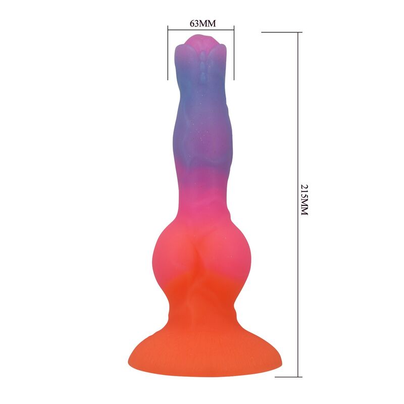 POWER MONSTERS - HERCULES FANTASY SILICONE DILDO 21.5 CM Ø 5 CM · Dildo & Stimulatoare (imaginea 5)