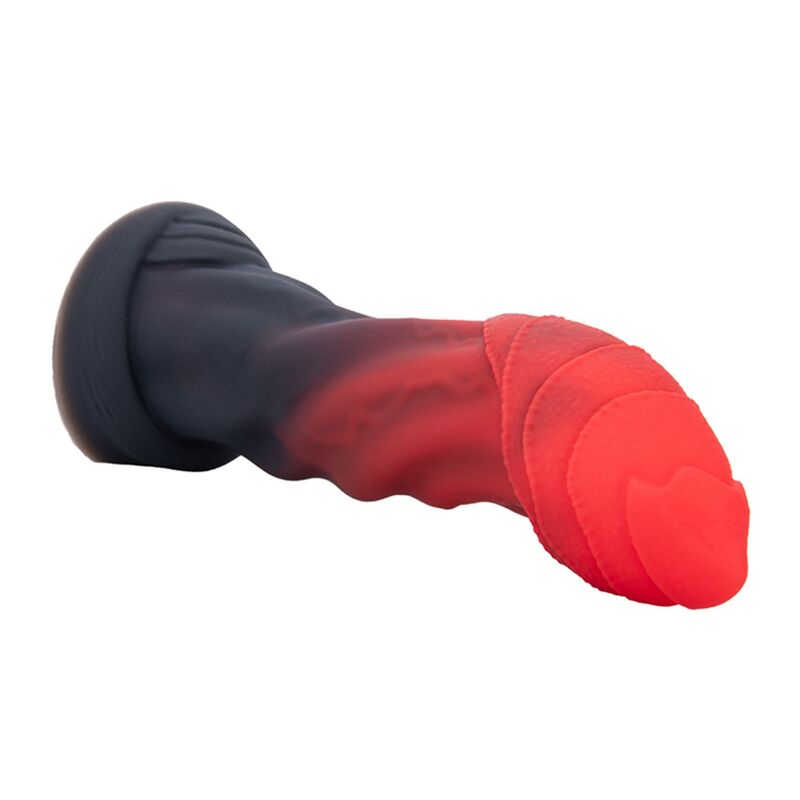 POWER MONSTERS - INFERNAL GOLIATH BICOLOR FANTASY SILICONE DILDO 25 CM Ø 6 CM · Dildo & Stimulatoare (imaginea 6)