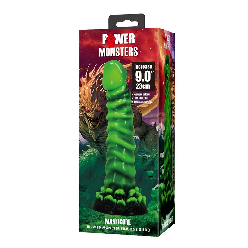 Power Monsters-Manticore Dildo Fantasy Silicon 23 cm 8 POWER MONSTERS - MANTICORE FANTASY SILICONE DILDO 23 CM Ø 5 CM · Dildo & Stimulatoare (imaginea 8)