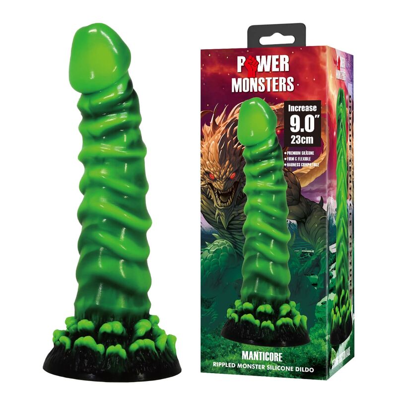 Power Monsters-Manticore Dildo Fantasy Silicon 23 cm 2 POWER MONSTERS - MANTICORE FANTASY SILICONE DILDO 23 CM Ø 5 CM · Dildo & Stimulatoare (imaginea 2)