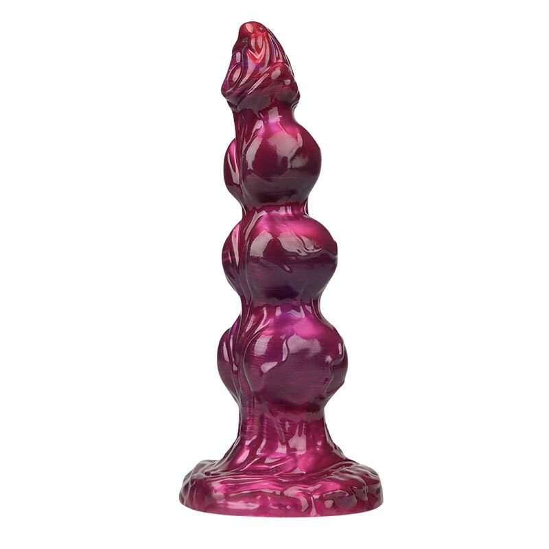 POWER MONSTERS - PRIMAL BEASTLORD PINK TRANSLUCENT FANTASY SILICONE DILDO 26 CM Ø 5 CM · Dildo & Stimulatoare