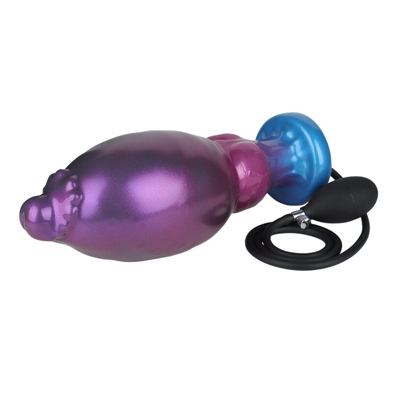Power Monsters-Rift Titan Dildo Gonflabil 24 cm 6 POWER MONSTERS - RIFT TITAN BICOLOR INFLATABLE FANTASY SILICONE DILDO 24 CM Ø 5 CM · Dildo & Stimulatoare (imaginea 6)
