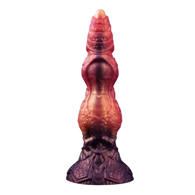 POWER MONSTERS - SAVAGE BEASTLORD TRICOLOR FANTASY SILICONE DILDO 24 CM Ø 5 CM · Dildo & Stimulatoare