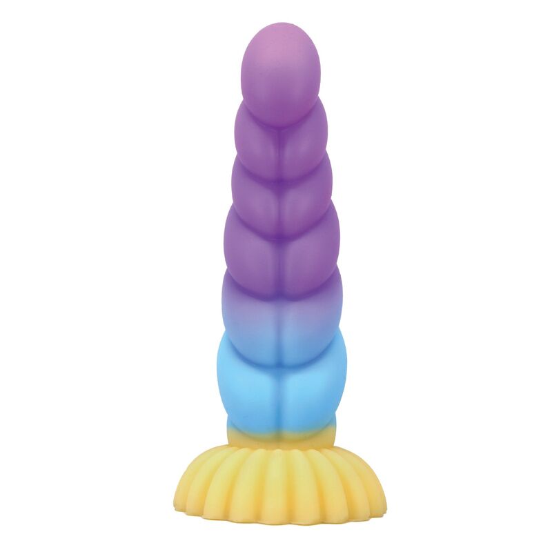 Power Monsters-Unicorn Tricolor Dildo Fantasy 22 cm 5 POWER MONSTERS - UNICORN TRICOLOR FANTASY SILICONE DILDO 22 CM Ø 5 CM · Dildo & Stimulatoare (imaginea 5)