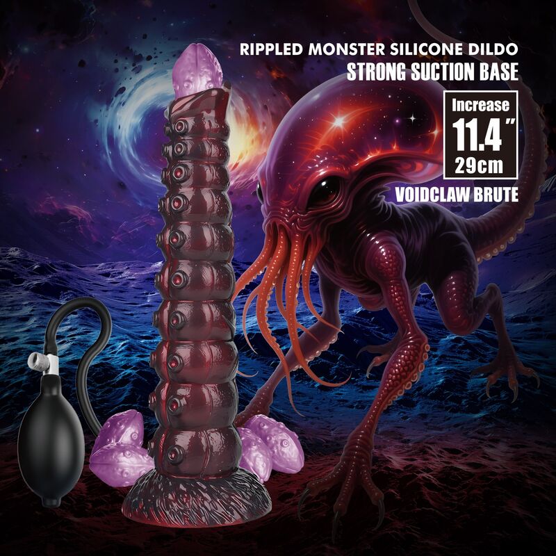 Power Monsters-Voidclaw Brute Dildo Gonflabil 29 cm 9 POWER MONSTERS - VOIDCLAW BRUTE BICOLOR INFLATABLE FANTASY SILICONE DILDO 29 CM Ø 5.7 CM · Dildo & Stimulatoare (imaginea 9)