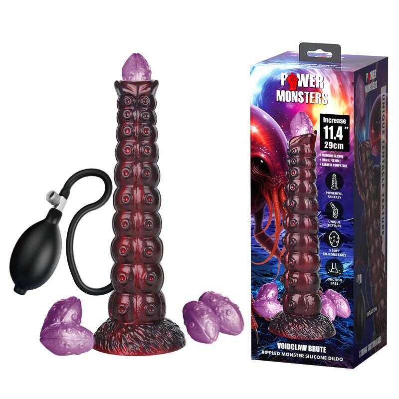 Power Monsters-Voidclaw Brute Dildo Gonflabil 29 cm 8 POWER MONSTERS - VOIDCLAW BRUTE BICOLOR INFLATABLE FANTASY SILICONE DILDO 29 CM Ø 5.7 CM · Dildo & Stimulatoare (imaginea 8)