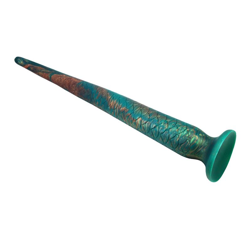 Power Monsters-Wildwyrm Tail Dildo Fantasy 47 cm 7 POWER MONSTERS - WILDWYRM TAIL BICOLOR FANTASY SILICONE DILDO 47 CM Ø 4 CM · Dildo & Stimulatoare (imaginea 7)