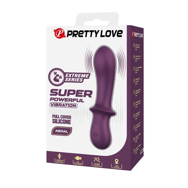 Pretty Love-Abigail Vibrator Reîncărcabil 10 Funcții Mov 4 PRETTY LOVE - ABIGAIL RECHARGEABLE VIBRATOR 10 FUNCTIONS PURPLE · Vibratoare (imaginea 4)