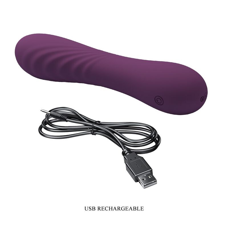 PRETTY LOVE - ALEXISROSE RECHARGEABLE VIBRATOR 10 FUNCTIONS PURPLE · Vibratoare (imaginea 9)