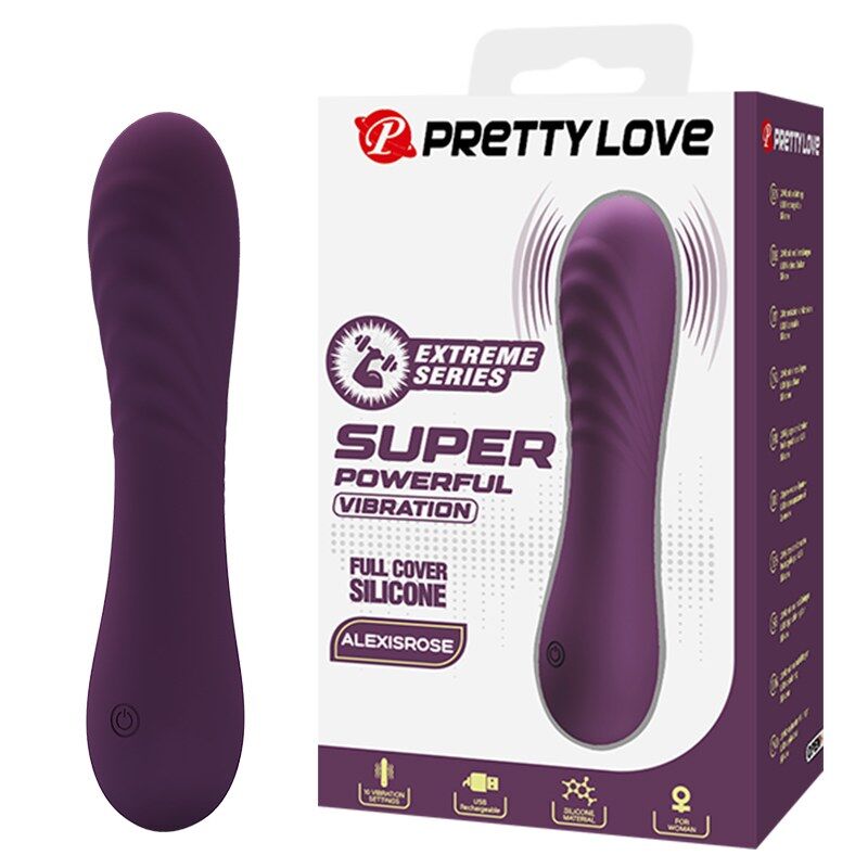 Pretty Love-Alexisrose Vibrator Reîncărcabil 10 Funcții Mov 325 Pretty Love-Alexisrose Vibrator Reîncărcabil 10 Funcții Mov