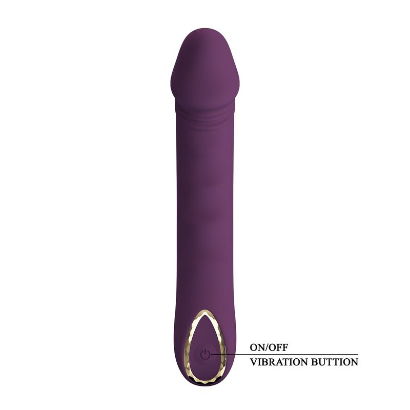 PRETTY LOVE - AMARA RECHARGEABLE VIBRATOR 10 FUNCTIONS PURPLE · Vibratoare (imaginea 10)