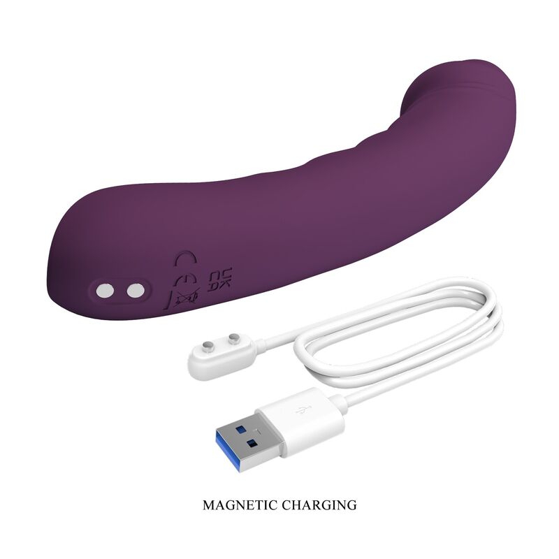 PRETTY LOVE - AMARA RECHARGEABLE VIBRATOR 10 FUNCTIONS PURPLE · Vibratoare (imaginea 7)