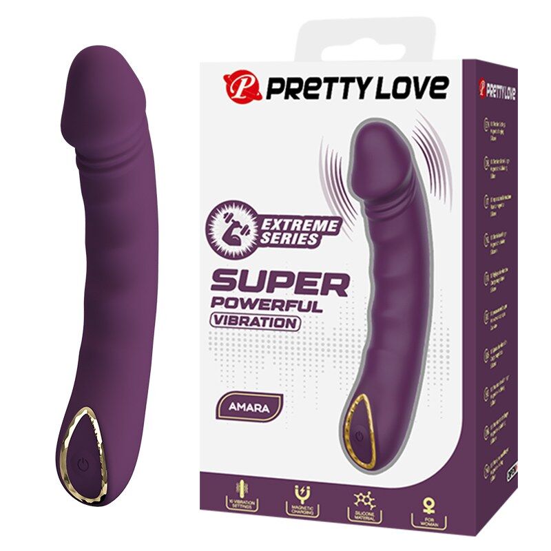 PRETTY LOVE - AMARA RECHARGEABLE VIBRATOR 10 FUNCTIONS PURPLE · Vibratoare