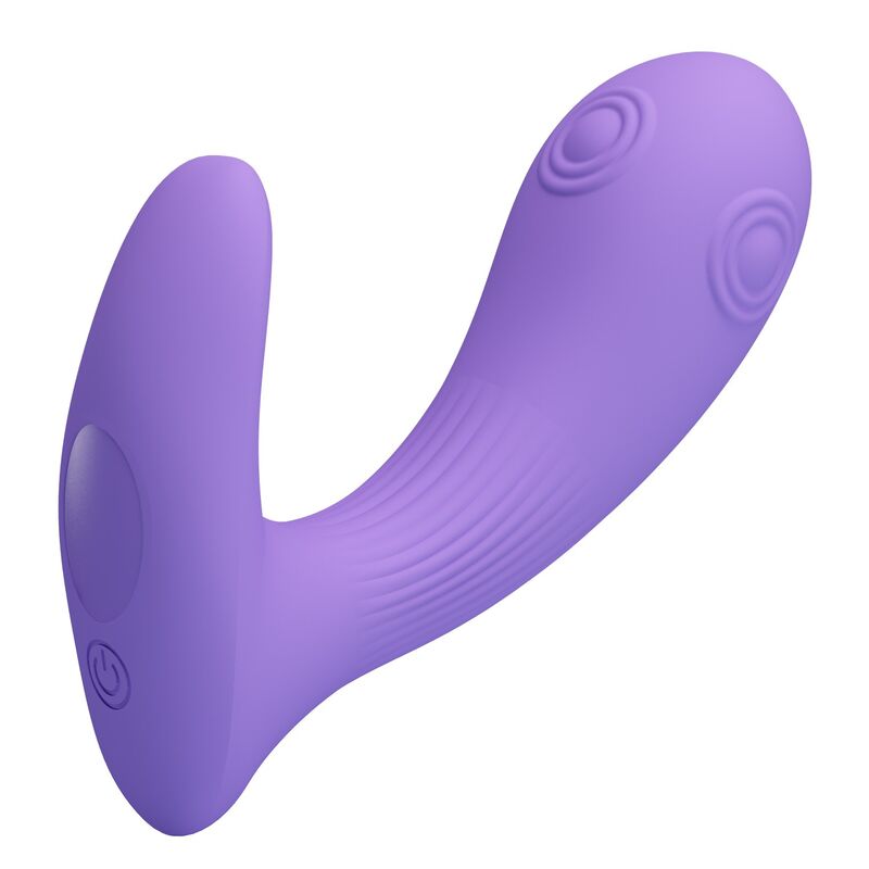 Pretty Love-Andromeda Vibrator cu Împingere și Vibrații Mov 10 PRETTY LOVE - ANDROMEDA RECHARGEABLE DUAL STIMULATION VIBRATOR PURPLE · Vibratoare (imaginea 10)
