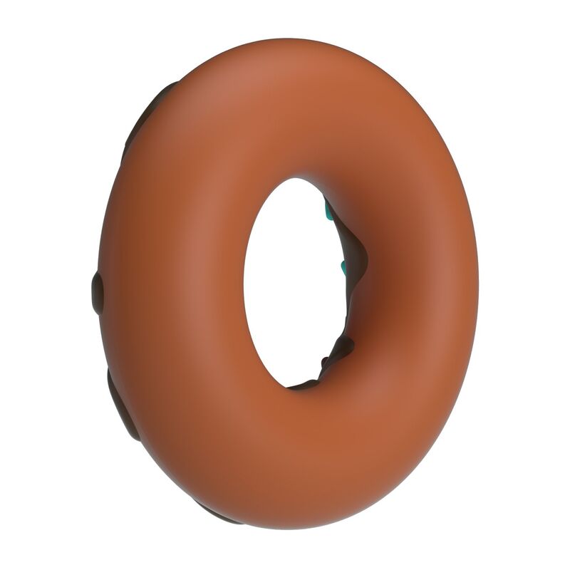 Pretty Love-Super Donut Inel pentru Penis din Silicon 7 PRETTY LOVE - SUPER DONUT PENIS RING BROWN · Inele & Mansoane Penis (imaginea 7)