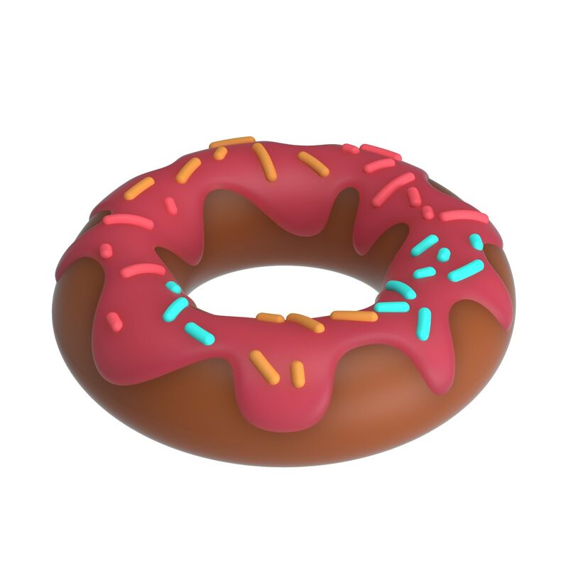 Pretty Love-Super Donut Inel pentru Penis din Silicon 11 PRETTY LOVE - SUPER DONUT PENIS RING PINK · Inele & Mansoane Penis (imaginea 4)