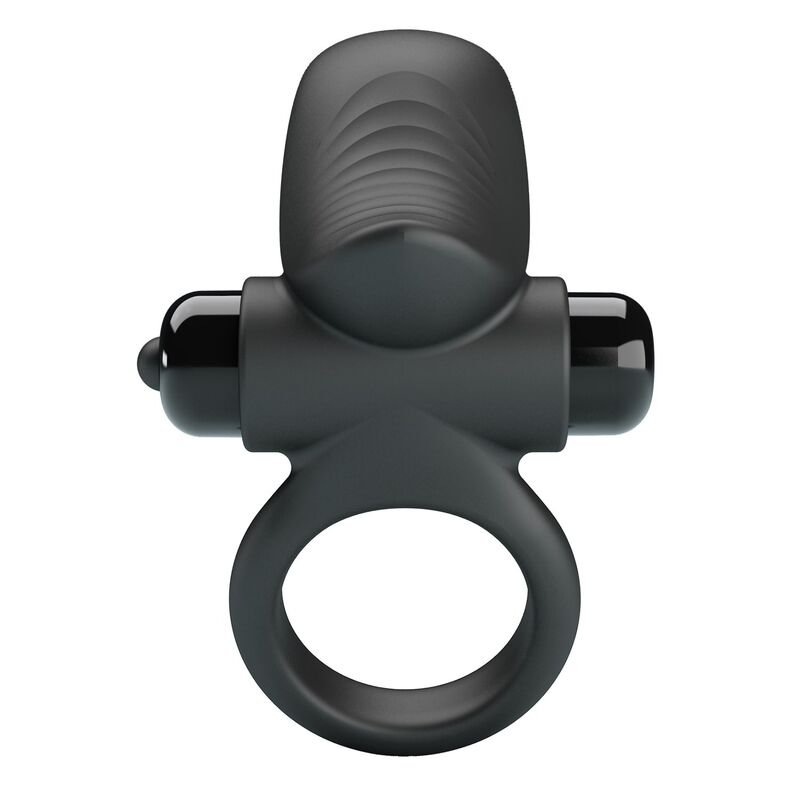 PRETTY LOVE - ADRIEN VIBRATING PENIS RING 10 FUNCTIONS BLACK · Inele & Mansoane Penis (imaginea 4)