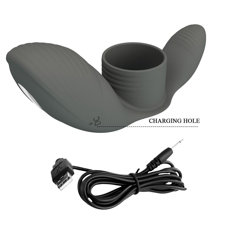 Pretty Love-Inel Vibrator Reîncărcabil cu Stimulare Dublă 10 PRETTY LOVE - RECHARGEABLE VIBRATING RING WITH DUAL STIMULATION · Inele & Mansoane Penis (imaginea 10)