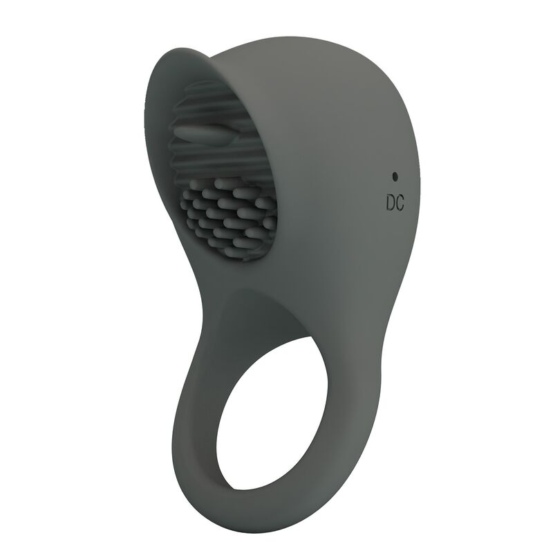 PRETTY LOVE - RECHARGEABLE VIBRATING RING WITH ORAL STIMULATION · Inele & Mansoane Penis