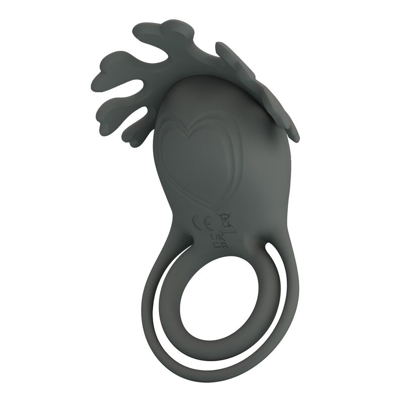 PRETTY LOVE - RECHARGEABLE VIBRATING RING WITH STIMULATOR · Inele & Mansoane Penis (imaginea 4)