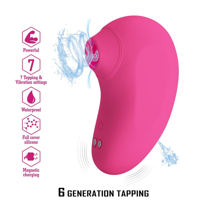 Pretty Love-Arila Stimulator cu Sucțiune și Vibrații Roz 4 PRETTY LOVE - ARILA RECHARGEABLE CLITORAL SUCTION STIMULATOR WITH VIBRATION PINK · Vibratoare (imaginea 4)