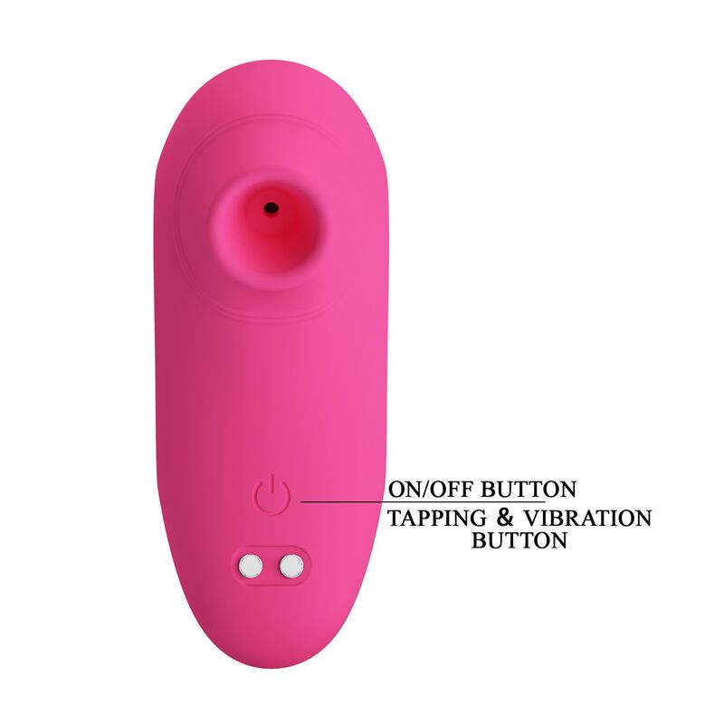Pretty Love-Arila Stimulator cu Sucțiune și Vibrații Roz 3 PRETTY LOVE - ARILA RECHARGEABLE CLITORAL SUCTION STIMULATOR WITH VIBRATION PINK · Vibratoare (imaginea 3)