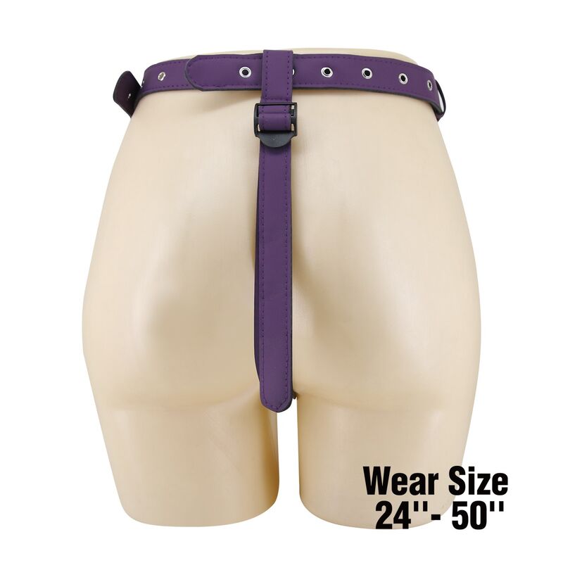 Pretty Love-Chiloți Ham Strap-on Universal Mov și Negru 3 PRETTY LOVE - UNIVERSAL STRAP-ON HARNESS BRIEFS PURPLE AND BLACK · Strapon & Harness (imaginea 3)