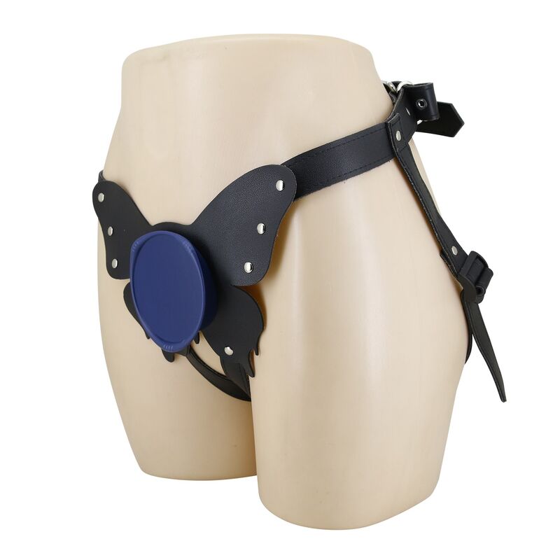 Pretty Love-Chiloți Ham Strap-on Universal Negru și Albastru 4 PRETTY LOVE - UNIVERSAL STRAP-ON HARNESS BRIEFS BLACK AND BLUE · Strapon & Harness (imaginea 4)