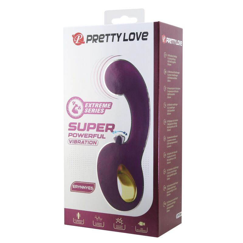 Pretty Love-Brynnlee Vibrator cu Stimulator Oral Mov 5 PRETTY LOVE - BRYNNLEE RECHARGEABLE VIBRATOR WITH ORAL STIMULATOR 10 VIBRATIONS & 5 LICKING FUNCTIONS PURPLE · Vibratoare (imaginea 5)