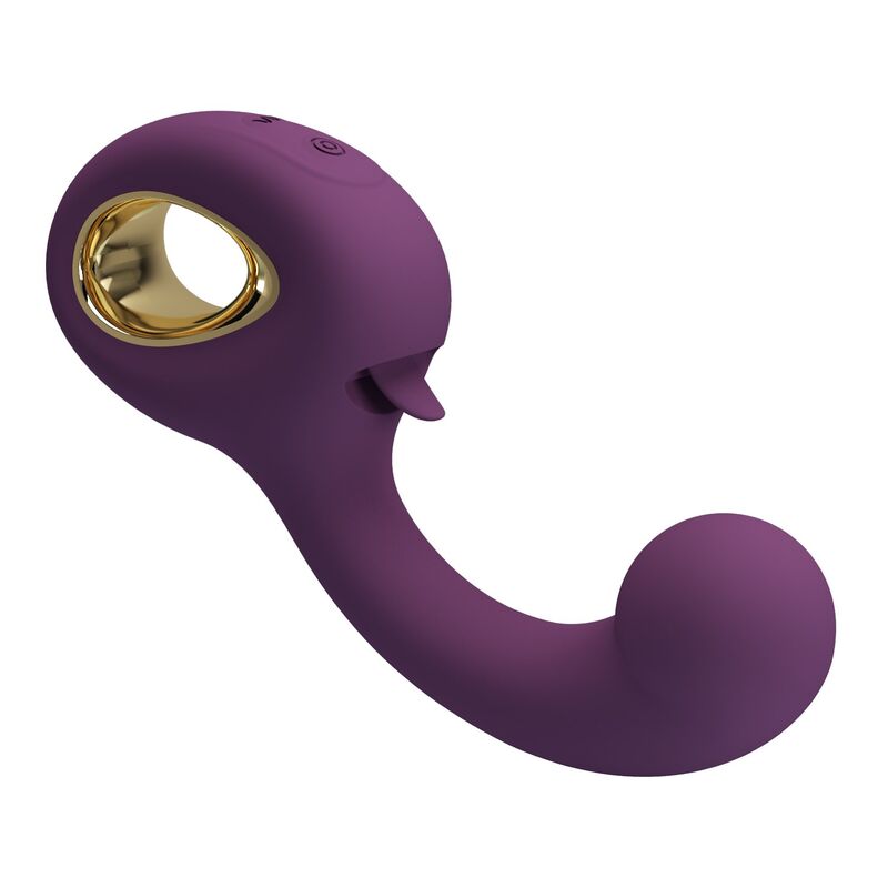 Pretty Love-Brynnlee Vibrator cu Stimulator Oral Mov 7 PRETTY LOVE - BRYNNLEE RECHARGEABLE VIBRATOR WITH ORAL STIMULATOR 10 VIBRATIONS & 5 LICKING FUNCTIONS PURPLE · Vibratoare (imaginea 7)