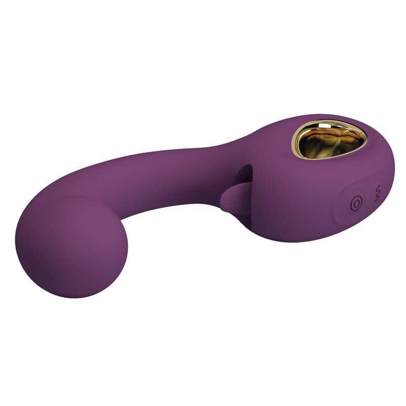 Pretty Love-Brynnlee Vibrator cu Stimulator Oral Mov 9 PRETTY LOVE - BRYNNLEE RECHARGEABLE VIBRATOR WITH ORAL STIMULATOR 10 VIBRATIONS & 5 LICKING FUNCTIONS PURPLE · Vibratoare (imaginea 9)
