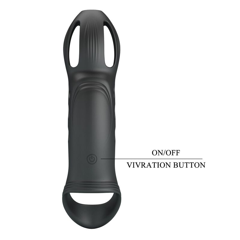 Pretty Love-Craig Inel Vibrator pentru Penis Negru 7 PRETTY LOVE - CRAIG RECHARGEABLE VIBRATING PENIS RING BLACK · Inele & Mansoane Penis (imaginea 7)