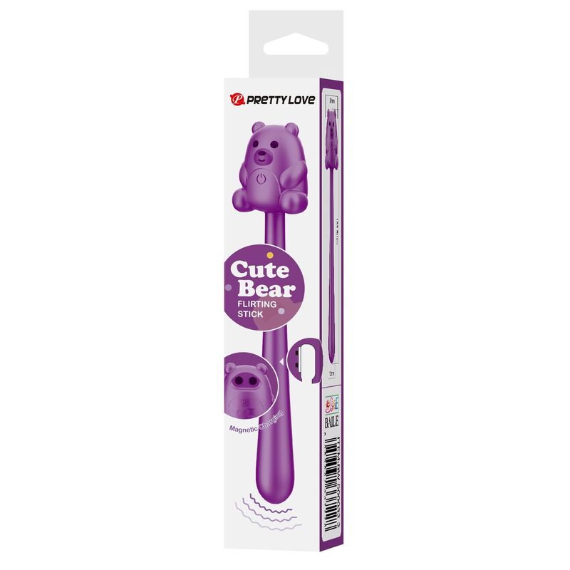 PRETTY LOVE - CUTE BEAR FLIRTING STICK RECHARGEABLE VIBRATOR · Vibratoare (imaginea 6)