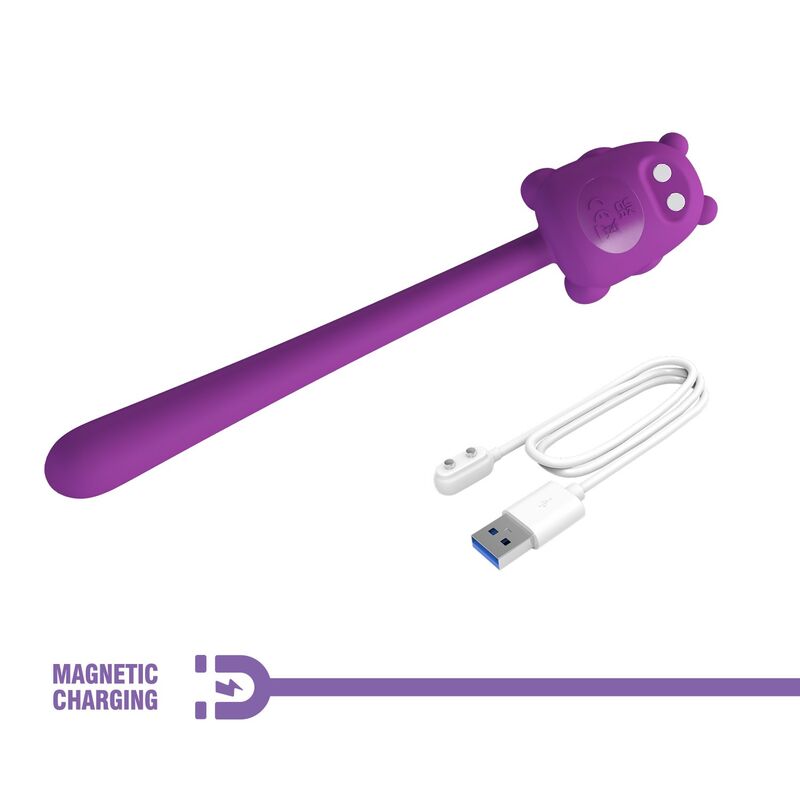 PRETTY LOVE - CUTE BEAR FLIRTING STICK RECHARGEABLE VIBRATOR · Vibratoare (imaginea 5)