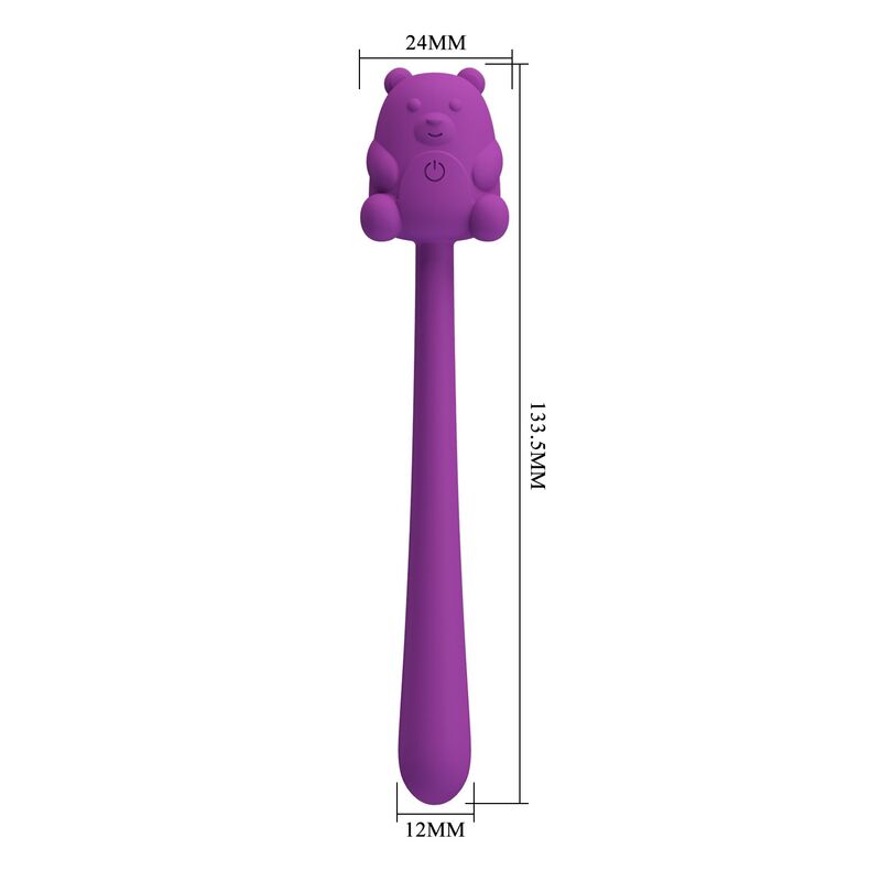 PRETTY LOVE - CUTE BEAR FLIRTING STICK RECHARGEABLE VIBRATOR · Vibratoare (imaginea 4)